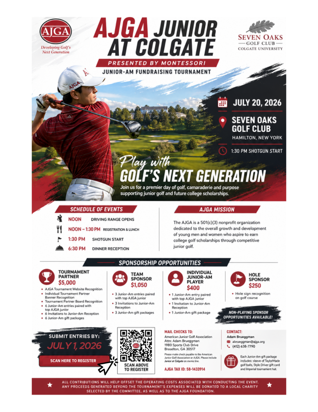 AJGA Junior AM Seven Oaks Registration Template Flyer V3